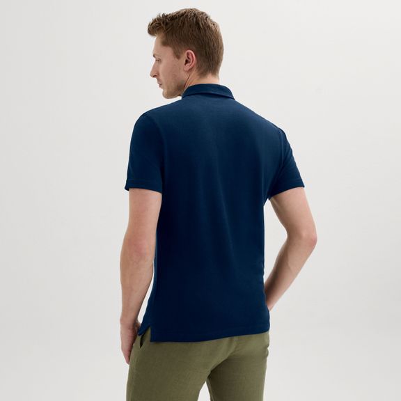 Deep blue polo shirt | Tailor Store®